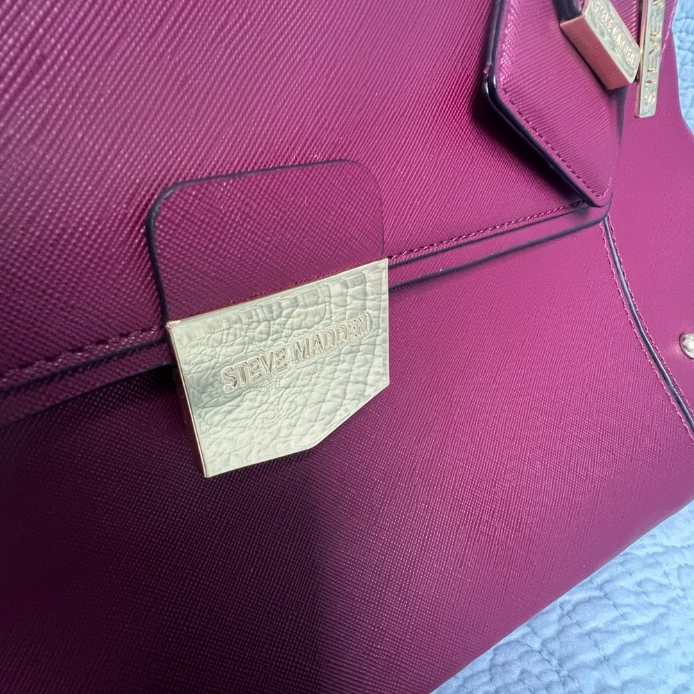 Steve Madden Fuchsia Satchel Bag